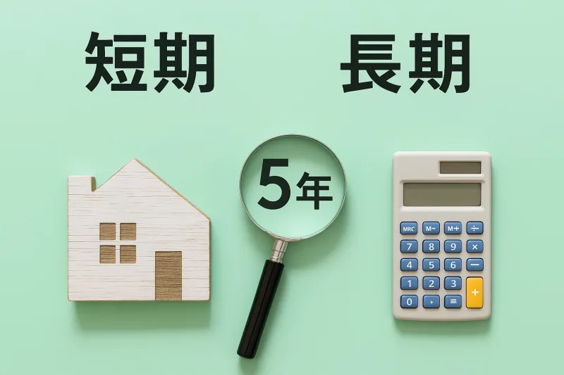 短期譲渡所得　長期譲渡所得　違い