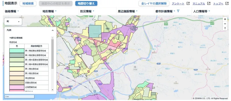 不動産情報ライブラリ　使い方13